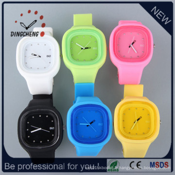 Montre faite sur commande de silicone de gelée de mode, montre mignonne de silicium de sucrerie (DC-1318)